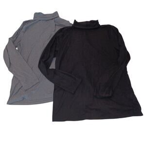 32 Degrees Men's Heat Tee, 2-pack  Black/Gray Size XXL